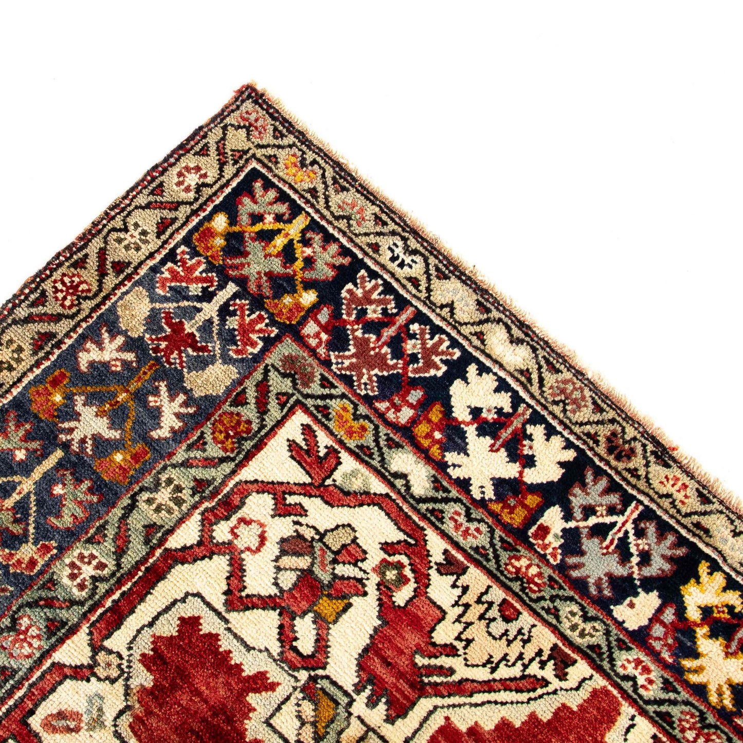 Oriental Rug Anatolian Handwoven Wool On Wool 130 x 210 Cm - 4' 4'' x 6' 11'' Red C014 ER12