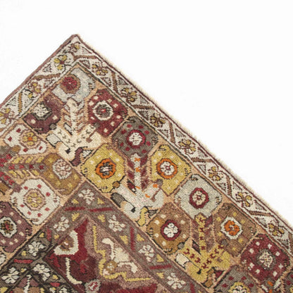 Oriental Rug Anatolian Handwoven Wool On Wool 137 x 195 Cm - 4' 6'' x 6' 5'' Red C014 ER01