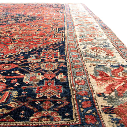 Oriental Rug Anatolian Handwoven Wool On Wool 148 x 225 Cm - 4' 11'' x 7' 5'' Red C014 ER12