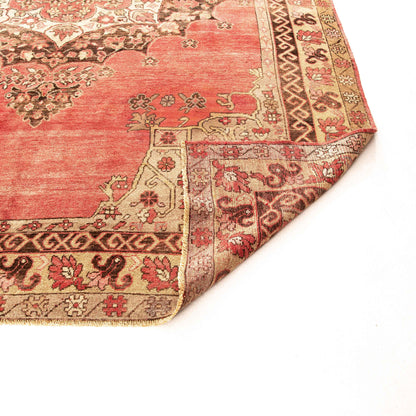 Oriental Rug Anatolian Handwoven Wool On Wool 226 x 325 Cm - 7' 5'' x 10' 8'' Pink C004 ER23