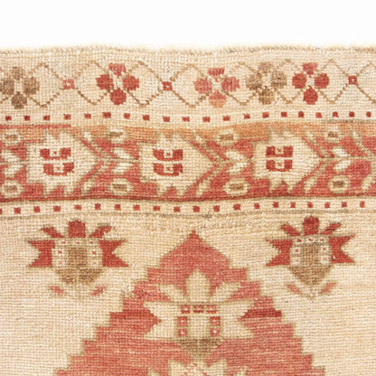 Oriental Rug Anatolian Handwoven Wool On Wool 50 x 100 Cm - 1' 8'' x 3' 4'' Red C014 ER01