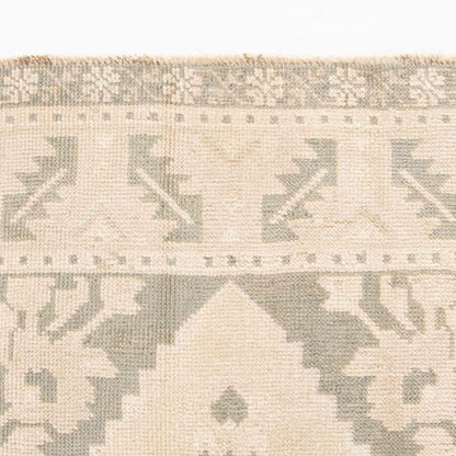 Oriental Rug Anatolian Handwoven Wool On Wool 55 x 120 Cm - 1' 10'' x 4' Sand C007 ER01