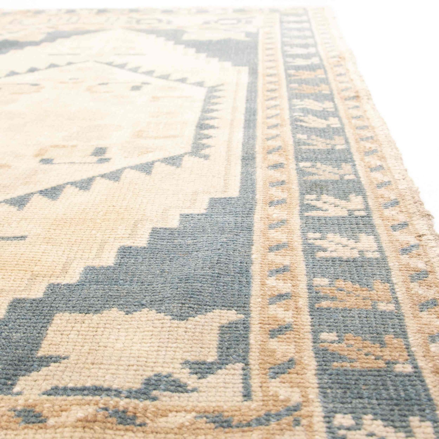 Oriental Rug Anatolian Handwoven Wool On Wool 58 x 106 Cm - 1' 11'' x 3' 6'' Sand C007 ER01