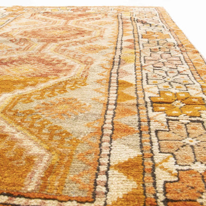 Oriental Rug Anatolian Handwoven Wool On Wool 78 x 158 Cm - 2' 7'' x 5' 3'' Orange C011 ER01