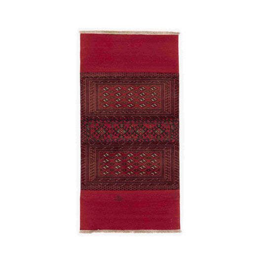 Oriental Rug Bahtiyari Hand Knotted Wool On Wool 105 X 210 Cm - 3' 6'' X 6' 11'' Red C014 ER01