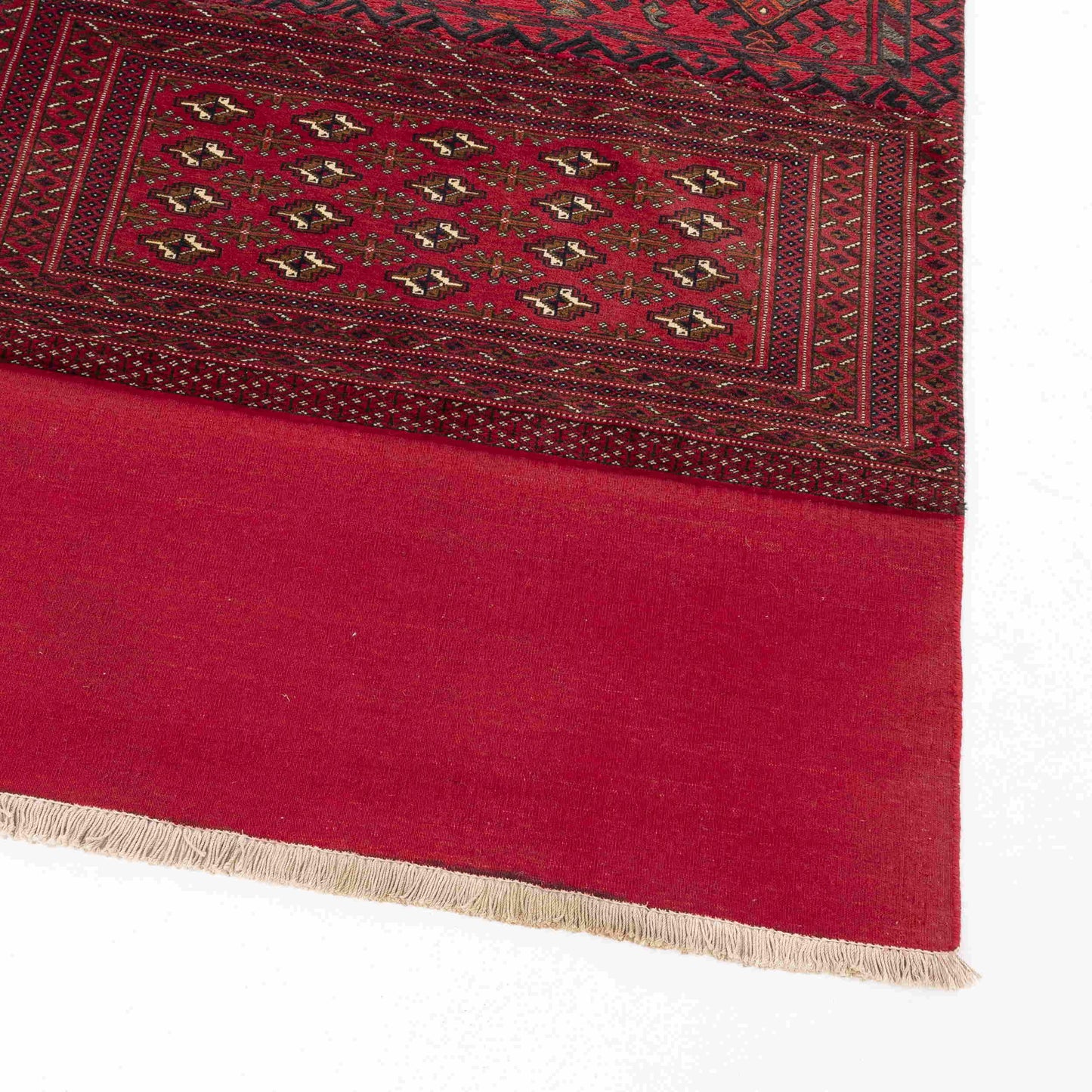 Oriental Rug Bahtiyari Hand Knotted Wool On Wool 105 X 210 Cm - 3' 6'' X 6' 11'' Red C014 ER01