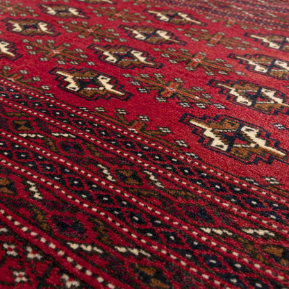 Oriental Rug Bahtiyari Hand Knotted Wool On Wool 105 X 210 Cm - 3' 6'' X 6' 11'' Red C014 ER01