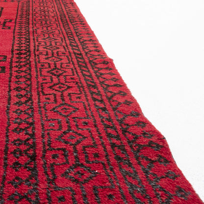 Oriental Rug Beluch Hand Knotted Wool On Wool 114 X 182 Cm - 3' 9'' X 6' Red C014 ER01