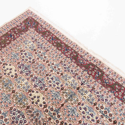 Oriental Rug Hereke Hand Knotted Wool On Cotton 214 X 301 Cm - 7' 1'' X 9' 11'' Sand C007 ER23