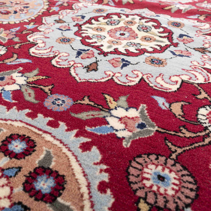 Oriental Rug Hereke Handmade Wool On Cotton 221 X 333 Cm - 7' 4'' X 11' Red C014 ER23