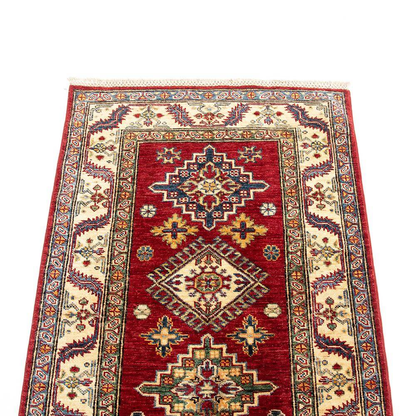 Oriental Rug Shirvan Hand Knotted Wool On Cotton 80 X 241 cm - 2'8'' X 7'11'' Blue C010 ER12