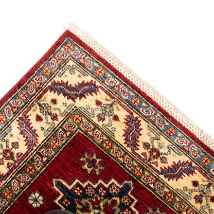 Oriental Rug Shirvan Hand Knotted Wool On Wool 80 X 322 cm - 2'8'' X 10'7'' Red C014 ER12