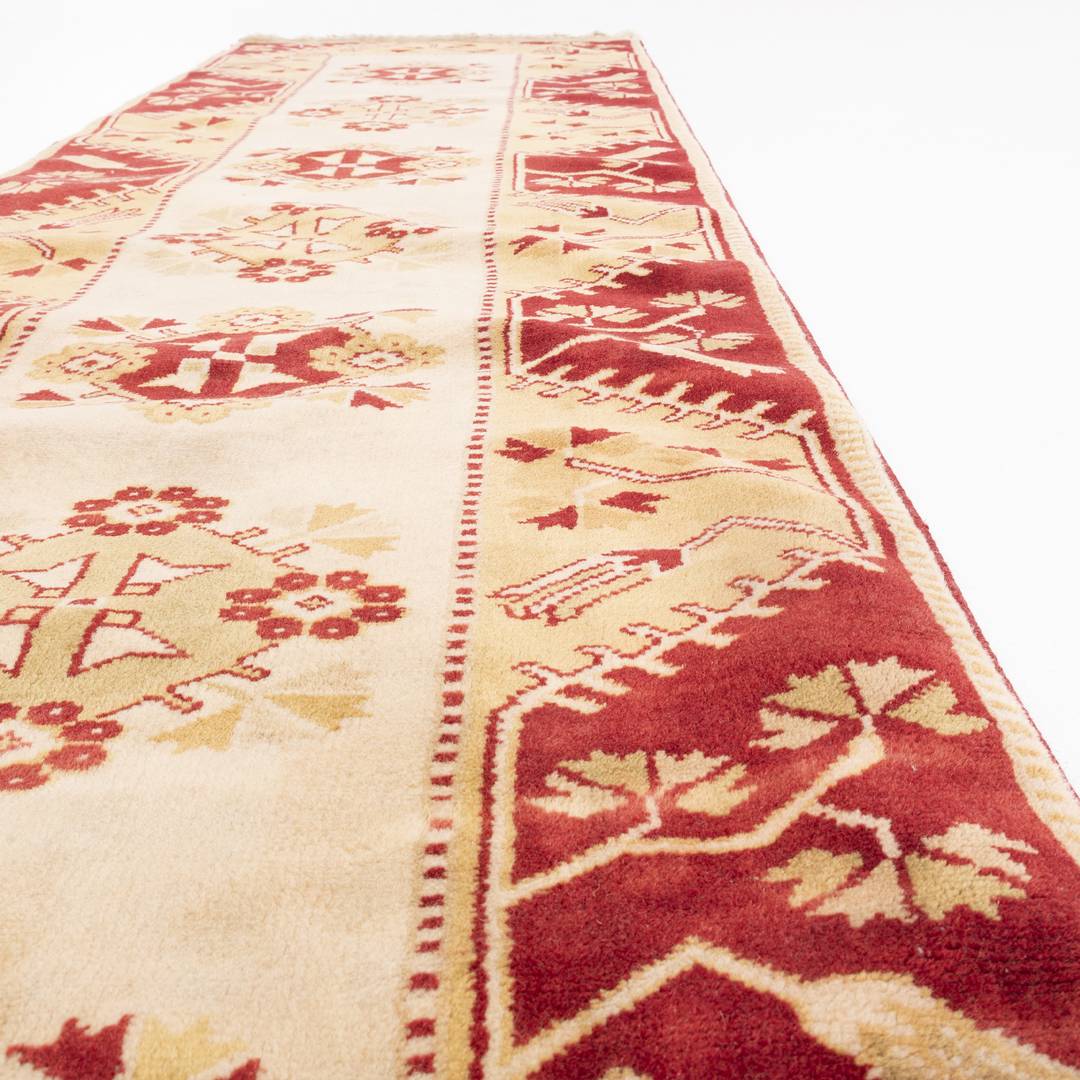 Oriental Turkish Runner Rug Handmade Wool On Wool Milas 79 X 274 Cm - 2' 8'' X 9' Multicolor C016