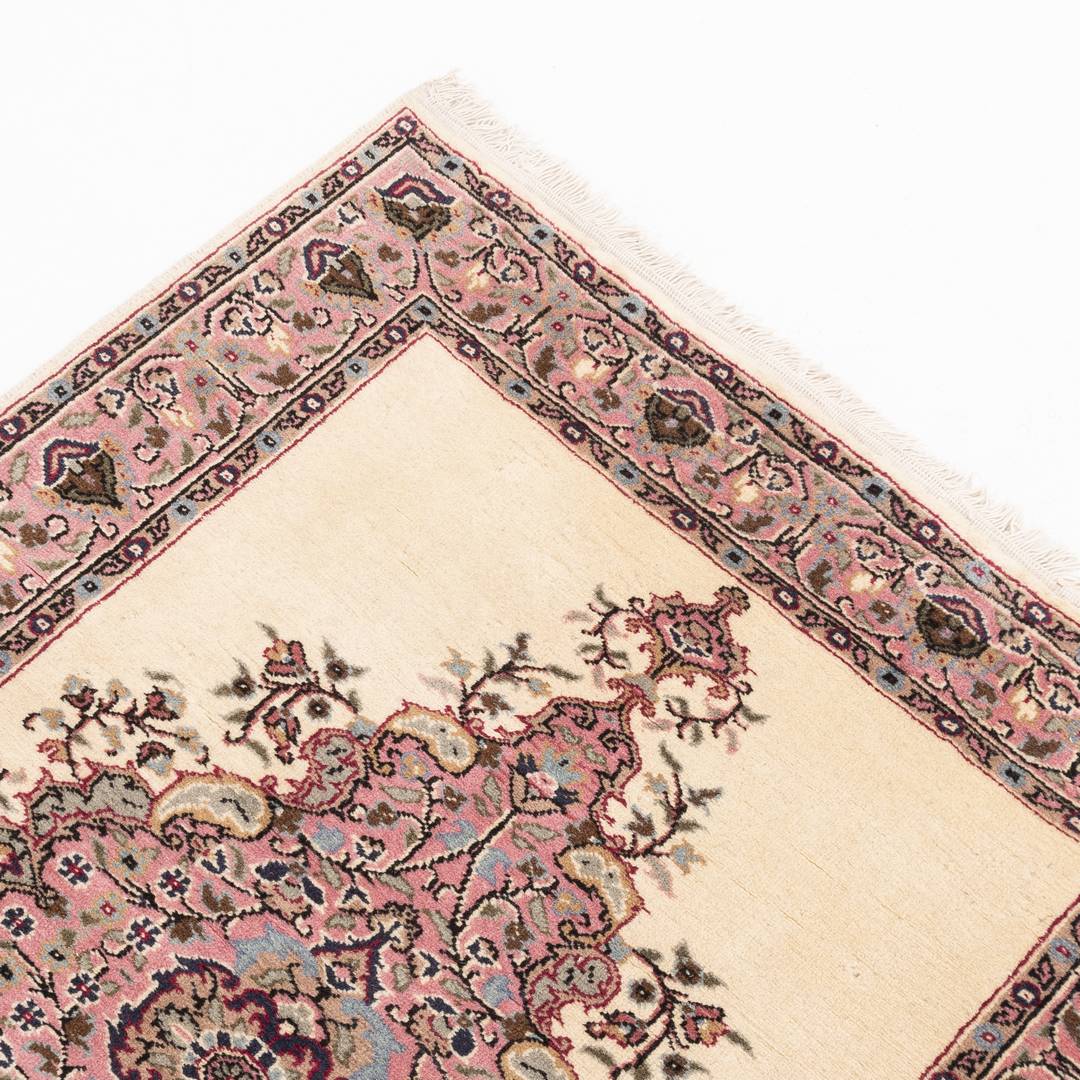 Oriental Turkish Runner Rug Handmade Wool On Cotton Anatolian 97 X 328 Cm - 3' 3'' X 10' 10'' Pink C004