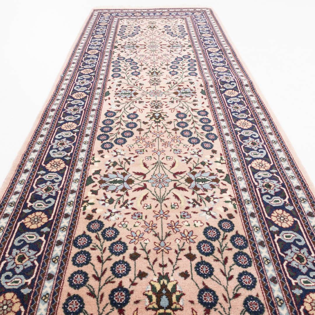 Oriental Turkish Runner Rug Handmade Wool On Cotton Hereke 75 X 234 Cm - 2' 6'' X 7' 9'' Multicolor C016