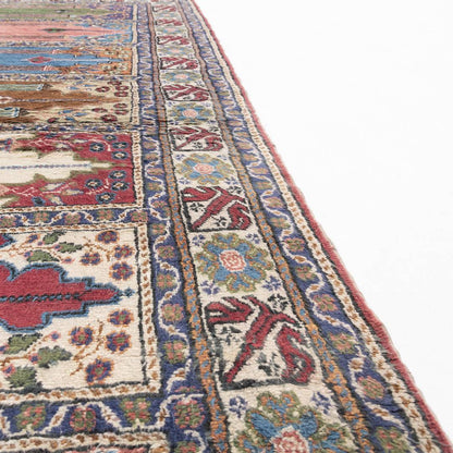 Oriental Turkish Runner Rug Handmade Wool On Cotton Kayseri 87 X 211 Cm - 2' 11'' X 7' Multicolor C016