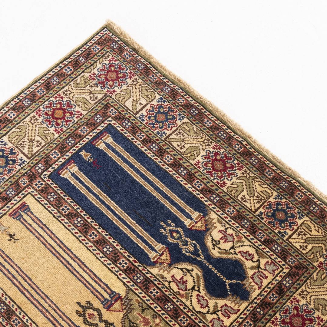 Oriental Turkish Runner Rug Handmade Wool On Cotton Kayseri 90 X 214 Cm - 3' X 7' 1'' Multicolor C016