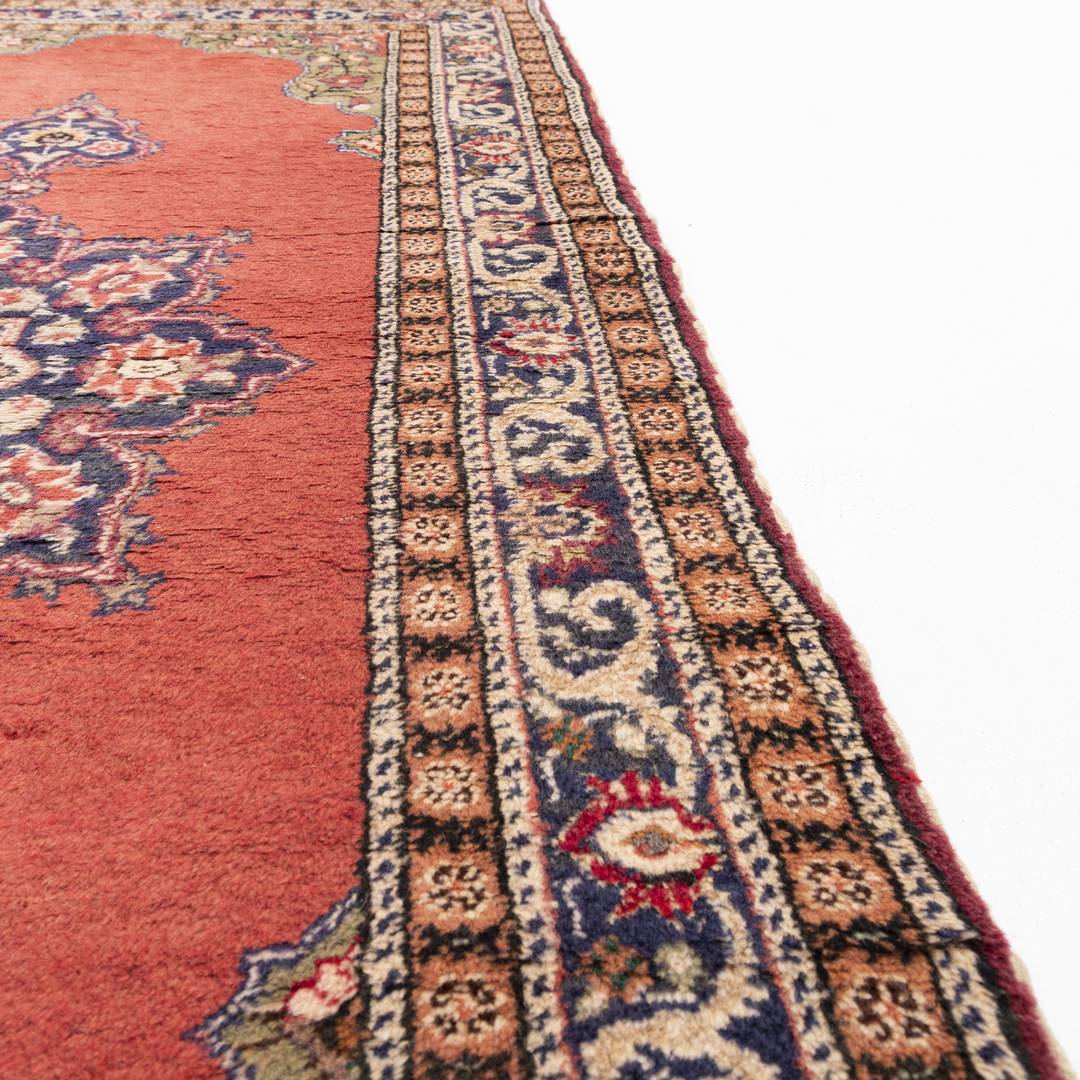 Oriental Turkish Runner Rug Handmade Wool On Cotton Kayseri 92 X 188 Cm - 3' 1'' X 6' 3'' Red C014