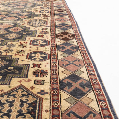 Oriental Turkish Runner Rug Handmade Wool On Cotton Kayseri 93 X 206 Cm - 3' 1'' X 6' 10''Multicolor C016