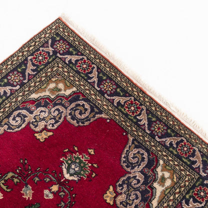 Oriental Turkish Runner Rug Handmade Wool On Cotton Kayseri 97 X 187 Cm - 3' 3'' X 6' 2'' Red C014