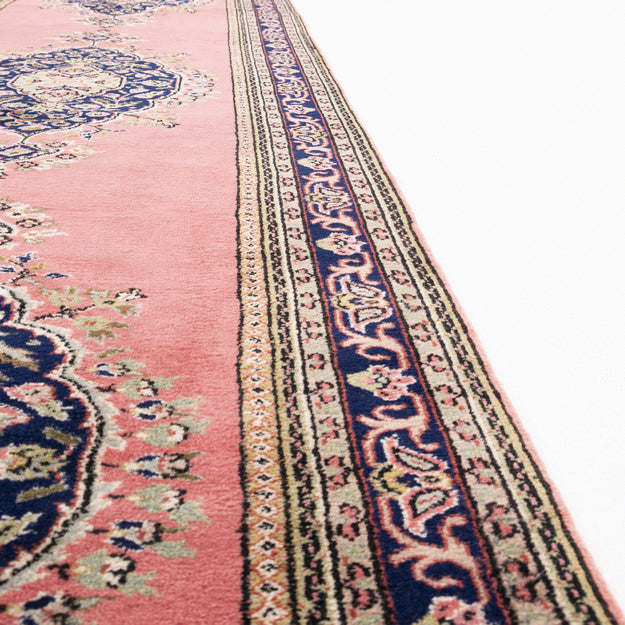 Oriental Turkish Runner Rug Handmade Wool On Cotton Ladik 92 X 298 Cm - 3' 1'' X 9' 10'' Pink C004