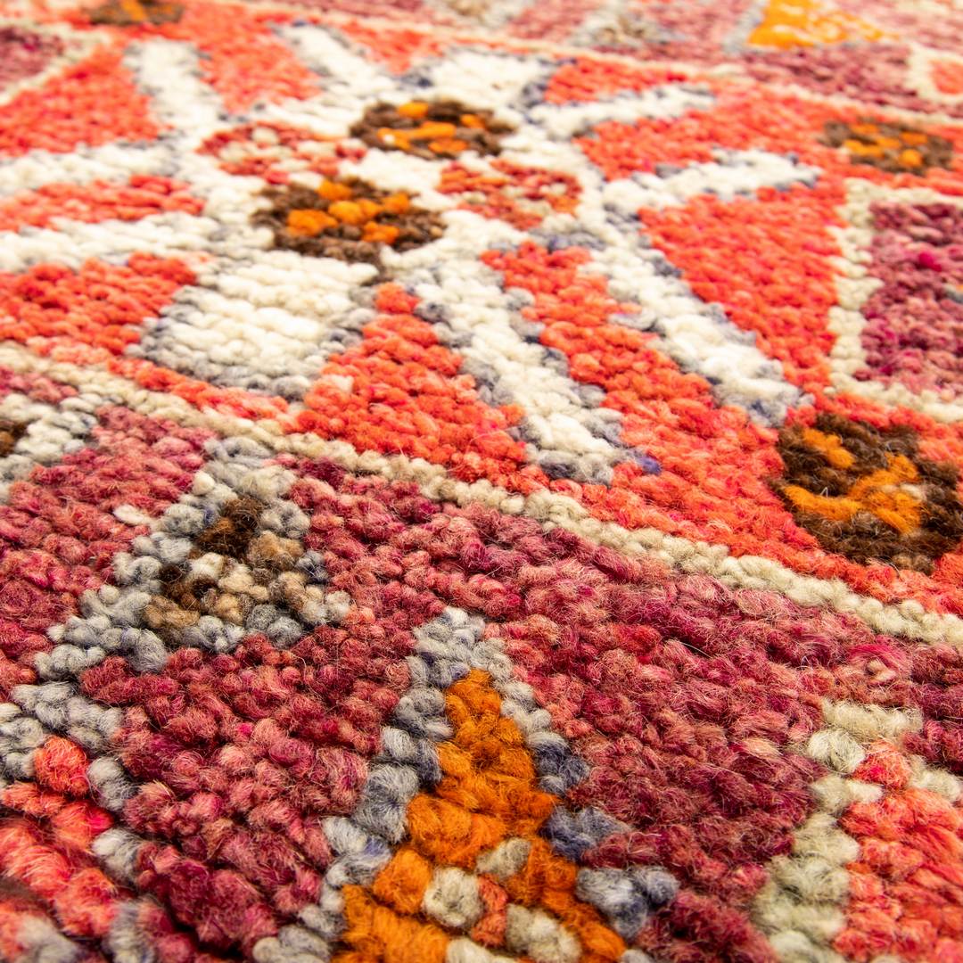 Oriental Turkish Runner Rug Handmade Wool On Wool Anatolian 345 X 100 Cm - 11' 4'' X 3' 4'' Orange C011