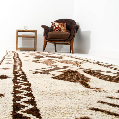 Oriental Turkish Runner Rug Handmade Wool On Wool Anatolian 93 X 330 Cm - 3' 1'' X 10' 10'' Sand C007