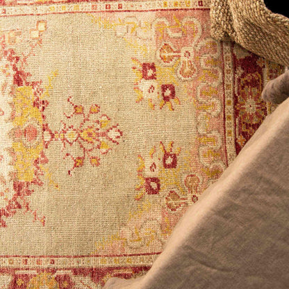 Oriental Turkish Runner Rug Handmade Wool On Wool Anatolian 94 X 360 Cm - 3' 2'' X 11' 10'' Sand C007