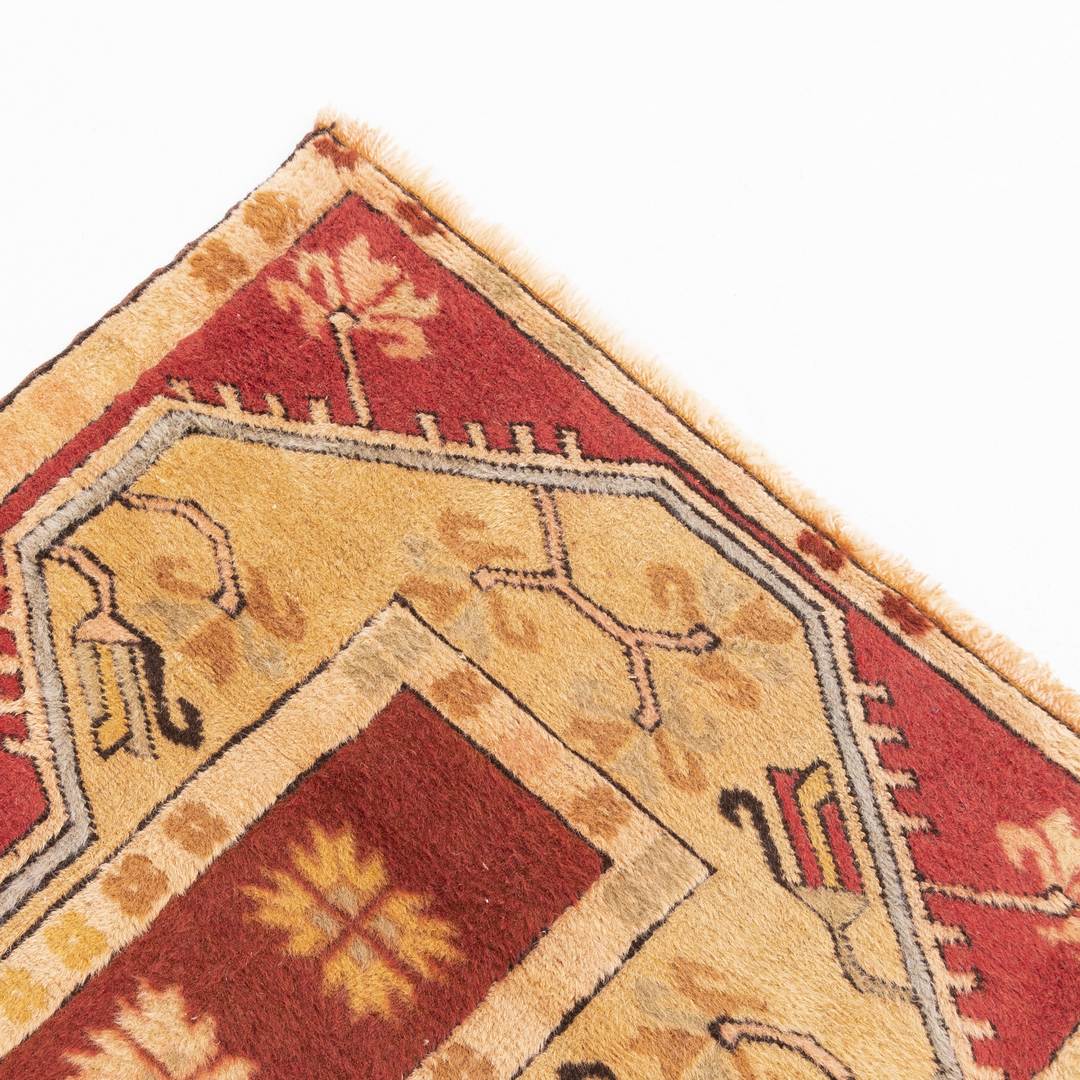 Oriental Turkish Runner Rug Handmade Wool On Wool Milas 73 X 253 Cm - 2' 5'' X 8' 4'' Red C014