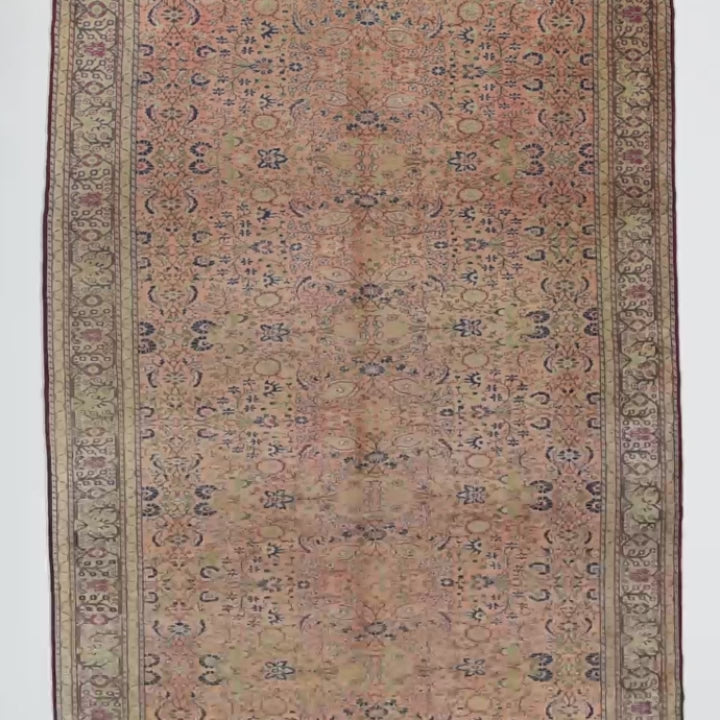 Oriental Rug Anatolian Handmade Wool On Cotton 250 X 360 Cm - 8' 3'' X 11' 10'' Orange C011 ER34