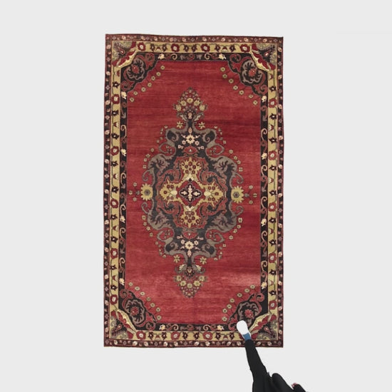 Oriental Rug Anatolian Hand Knotted Wool On Wool 195 X 341 Cm - 6' 5'' X 11' 3'' Red C014 ER23